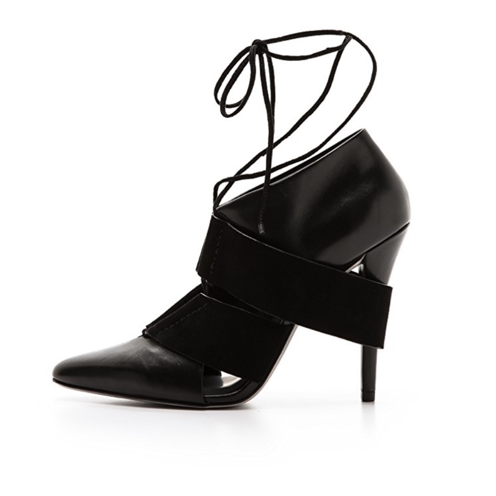 NIB Alexander Wang Mila Lace Up Booties